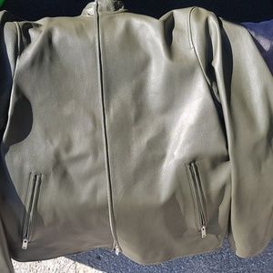 Theory mens leather jacket